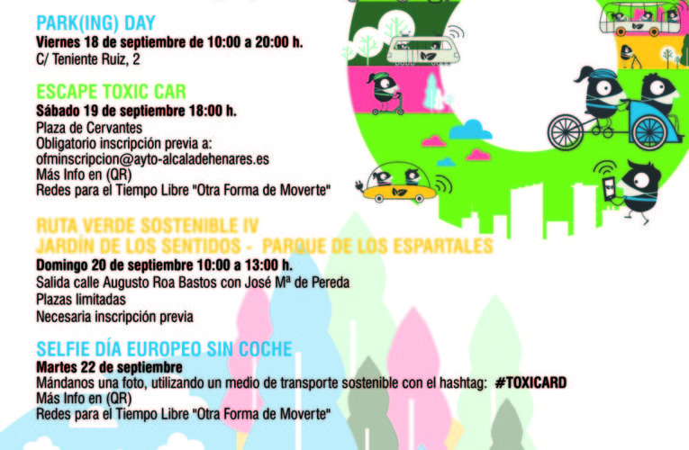 Alcalá de Henares celebra una nueva edición de la Semana Europea de la Movilidad bajo el lema «Por una movilidad sin emisiones»