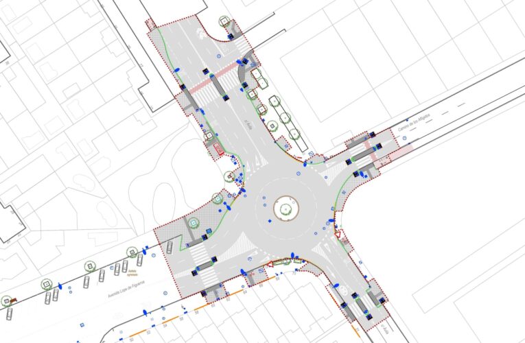 Mejora la movilidad y la accesibilidad en la glorieta de la calle Lope de Figueroa y calle Ávila