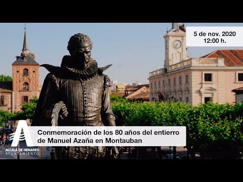Conmemoración de los 80 años del entierro de Manuel Azaña en Montauban