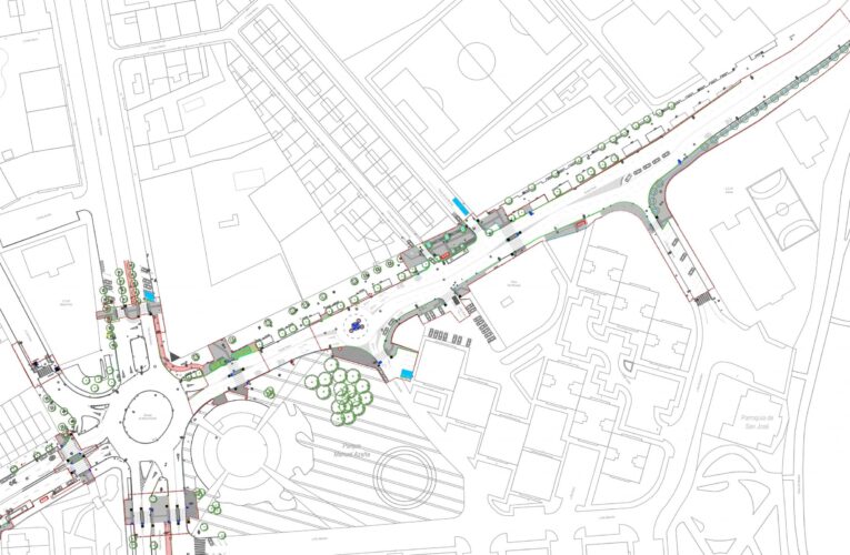 El Ayuntamiento mejora la movilidad y la seguridad en el entorno de la calle Ronda Fiscal y la glorieta de Manuel Azaña