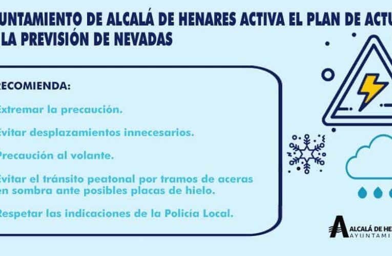 ALCALÁ DE HENARES/ Comienzan a distribuir sal en calles y plazas públicas