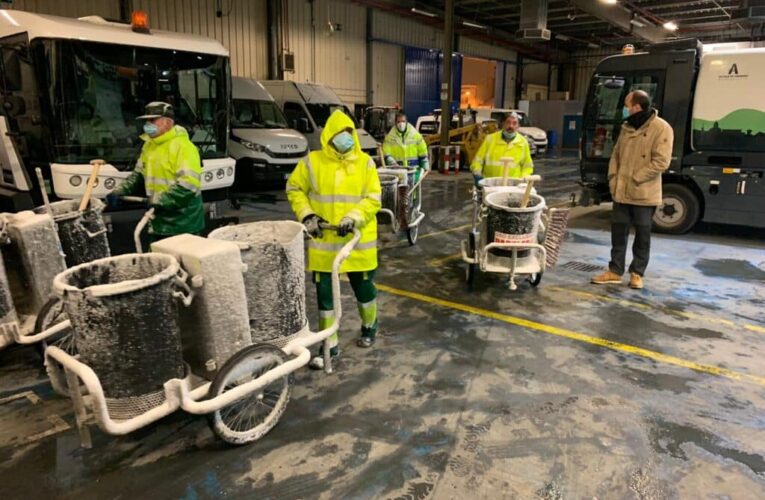 ALCALÁ DE HENARES/ Trabajan para asegurar el acceso al Hospital Príncipe de Asturias