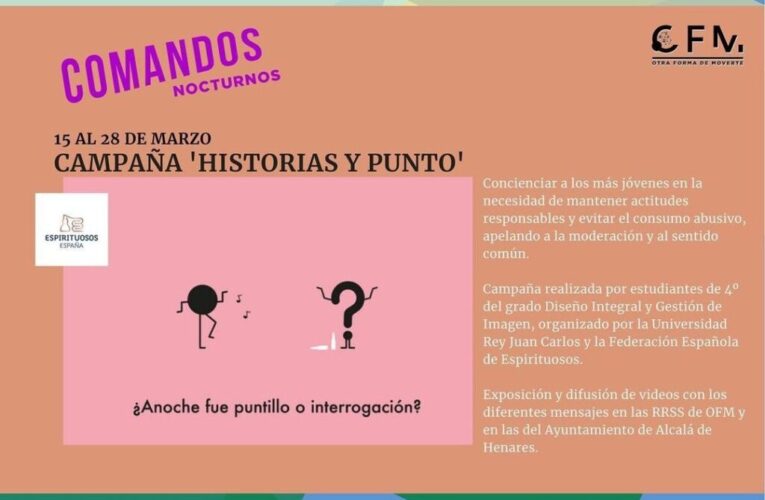 ALCALÁ DE HENARES/ ‘Historias y punto’ promueve el consumo responsable de alcohol entre los jóvenes