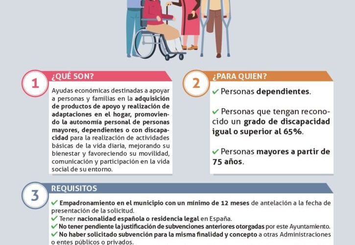 ALCALÁ DE HENARES/ Abierto el plazo de solicitud de ayudas para promover la autonomía personal