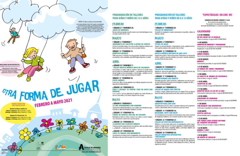 Nuevo fin de semana con propuestas de ocio infantil seguro gracias al programa “Otra Forma de Jugar”