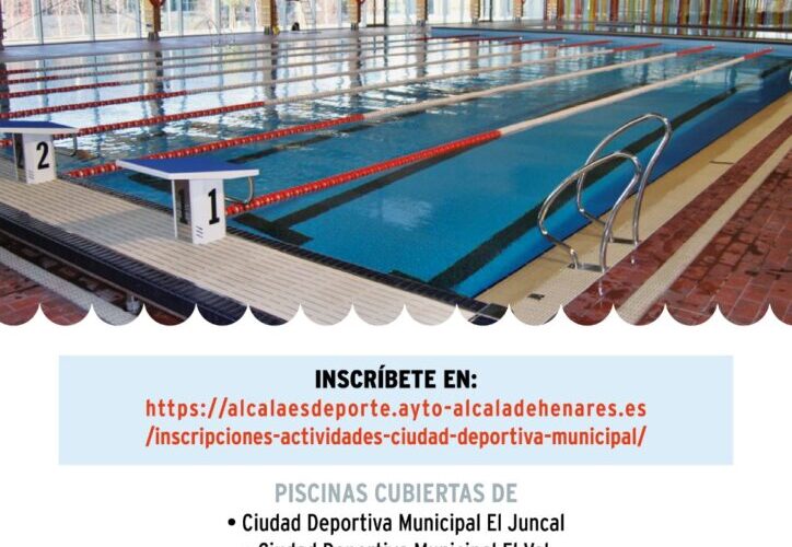 ALCALÁ DE HENARES/ Abiertas las inscripciones para nuevas plazas en actividades acuáticas