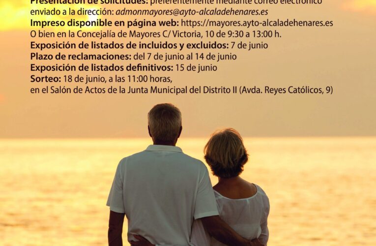 Nueva edición del Programa Vacacional para Mayores 2021