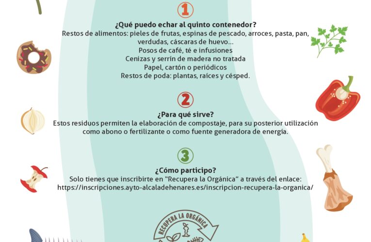 Alcalá de Henares inicia la recogida selectiva de residuos orgánicos en un quinto contenedor en vía pública