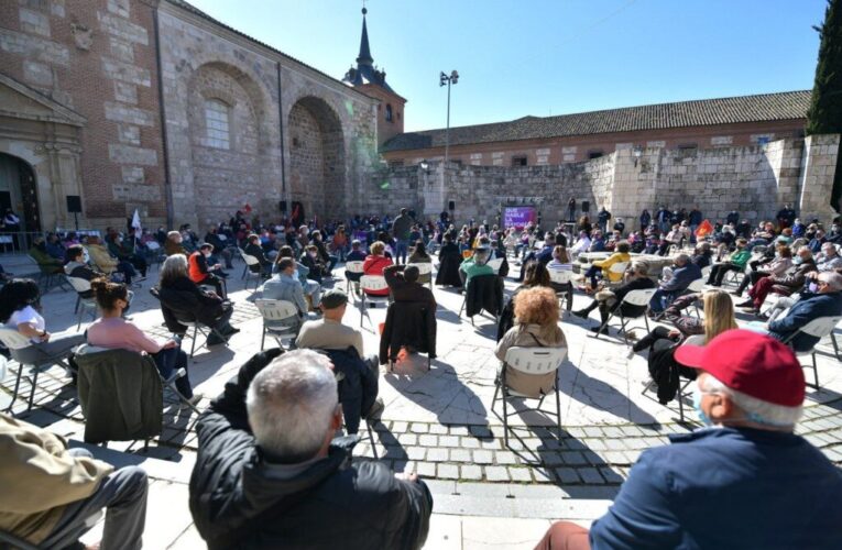 ALCALÁ DE HENARES/ Iglesias: “Que ninguna persona del Corredor del Henares se quede en casa el 4M”