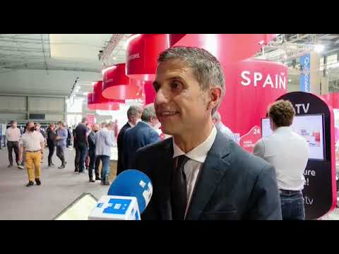 Declaraciones del alcalde de Alcalá De Henares Javier Rodríguez Palacios desde el MWC Barcelona