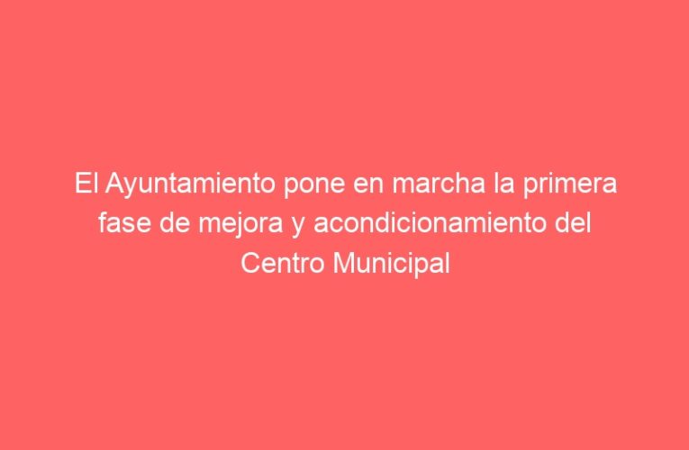 El Ayuntamiento pone en marcha la primera fase de mejora y acondicionamiento del Centro Municipal de Protección Animal
