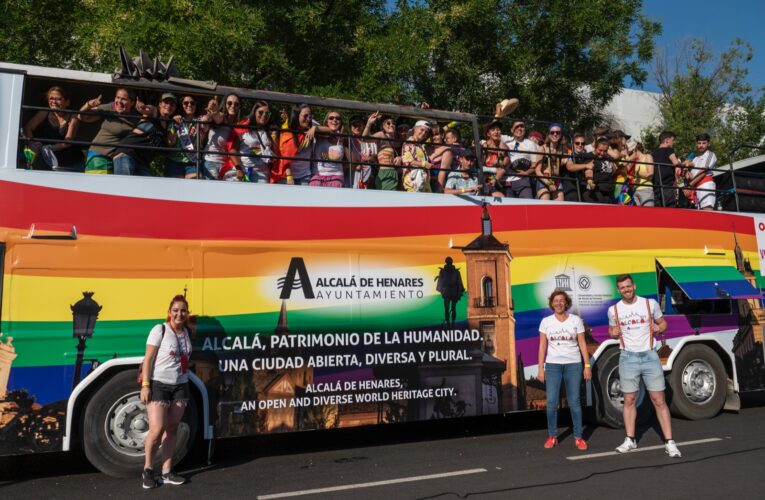 Alcalá de Henares participará en el desfile del Orgullode Madrid con su propio autobús promocional  