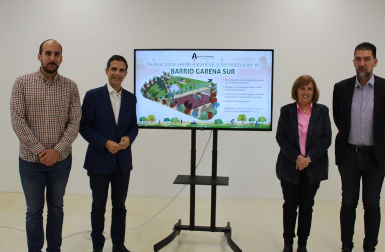 Promovemos la creación de una nueva zona verde estancial y recreativa en el barrio de Garena Sur 