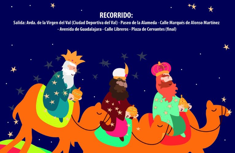 Todo listo para la Gran Cabalgata de Reyes 2023: 9 carrozas, un autobús descapotable, 9 comparsas y 5000 kg de caramelos