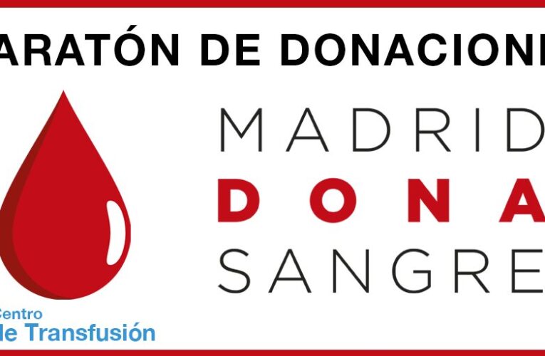 El Ayuntamiento de Alcalá anima a participar en el maratón de donación de sangre “Madrid dona sangre. Salva vidas, dona por lo menos dos veces al año”