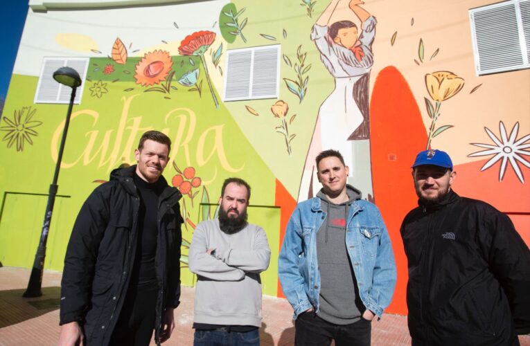 El Auditorio Municipal Paco de Lucía estrena su nuevo mural 360º obra de los artistas alcalaínos Manu Cardiel, Zaida Escobar y Julián Martínez