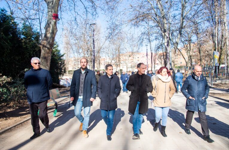Abierto al tránsito peatonal el Parque Tierno Galván entre las calles Nenúfar y Lucas de Lozoya