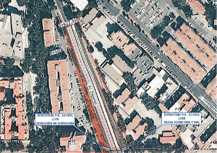 El puente de la avenida de Daganzo contará con un paseo peatonal accesible y bien iluminado