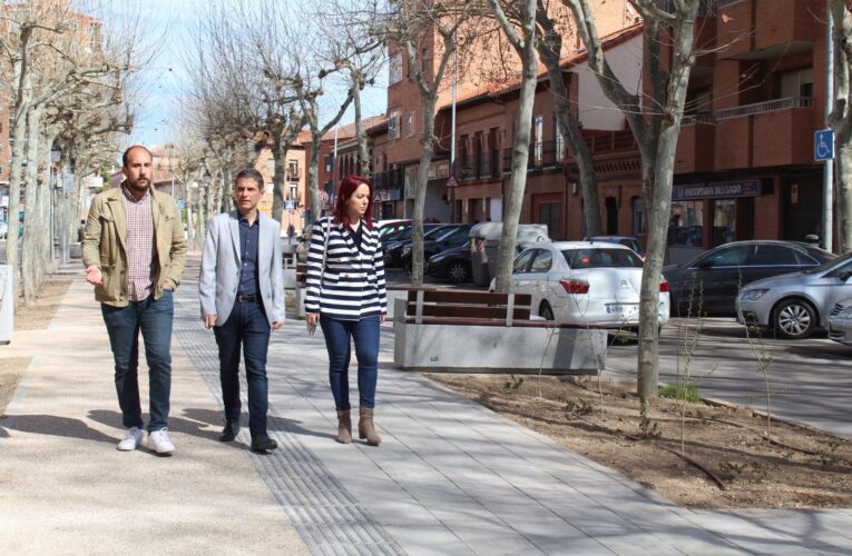 Abierto al tránsito peatonal el Paseo de Pastrana tras su remodelación