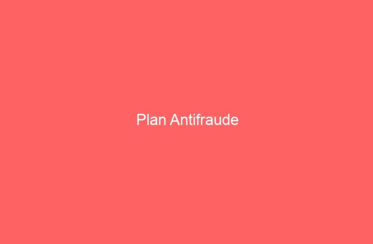 Plan Antifraude