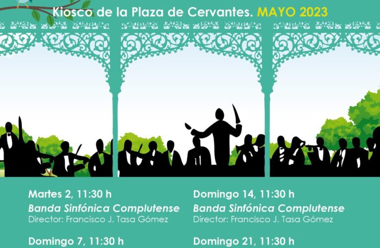 El ciclo “Música en el Kiosco” regresa en mayo a la Plaza de Cervantes