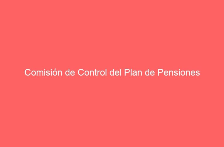 Comisión de Control del Plan de Pensiones
