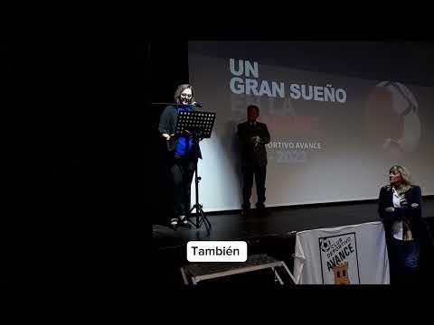 Lola López – Concejala de Deportes. Clausura 75 Aniversario del CD Avance