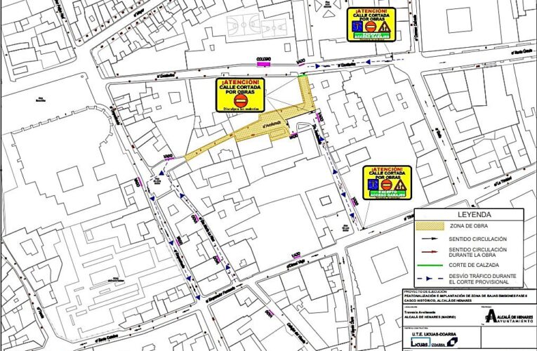 Policía local informa: Trabajos peatonalización e implantación de zona de bajas emisiones fase II