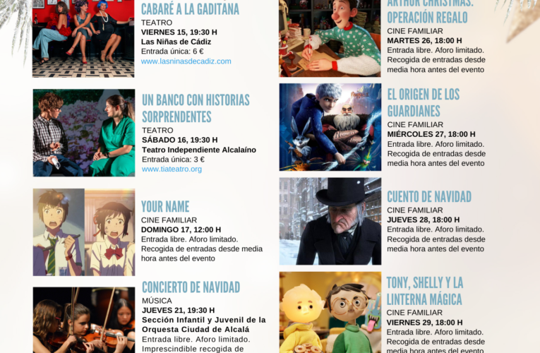 El Centro Cultural Gilitos acoge en diciembre varias atractivas propuestas dirigidas al público familiar  