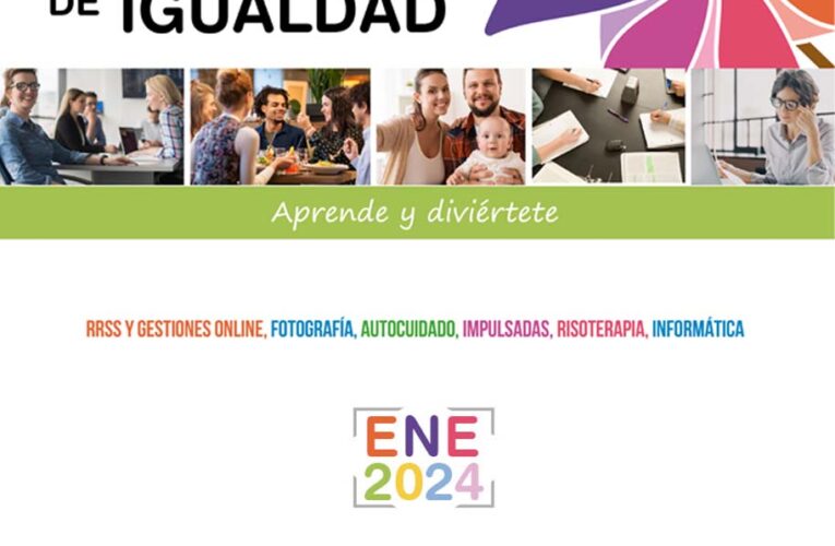 El próximo lunes, 15 de enero, abre el plazo de inscripción en los Talleres de Igualdad con 400 plazas