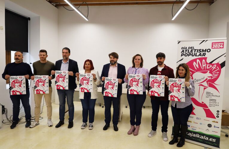 Alcalá presenta el Día del Atletismo Popular que se celebrará el próximo 17 de marzo