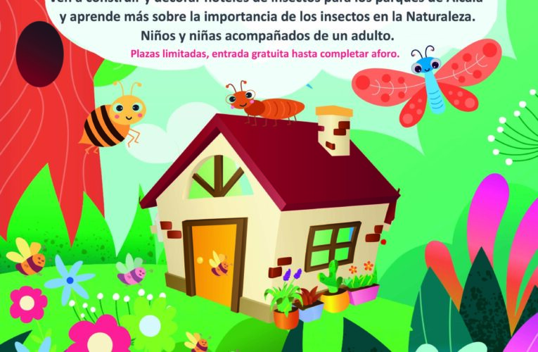 Este domingo arrancan en la Casita del O´Donnell los nuevos talleres infantiles de creación de hoteles de insectos