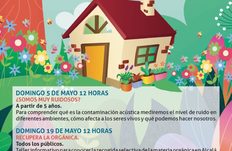 Este mes de mayo en la Casita del O´Donnell actividades para los más pequeños para aprender sobre la contaminación acústica o la separación de residuos