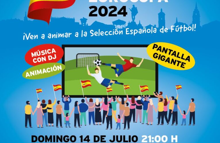 La Plaza de Cervantes de Alcalá albergará una pantalla gigante el domingo para retransmitir la final de la Eurocopa