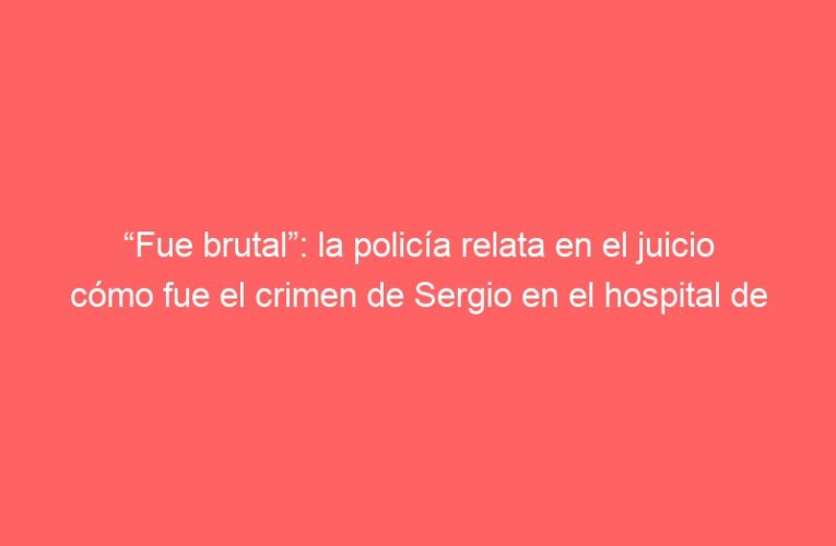 “Fue brutal”: la policía relata en el juicio cómo fue el crimen de Sergio en el hospital de Alcalá
