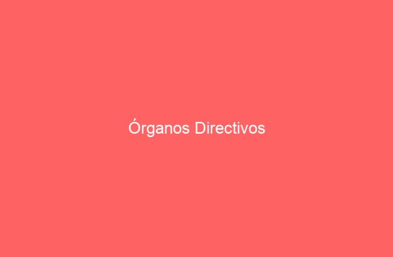 Órganos Directivos