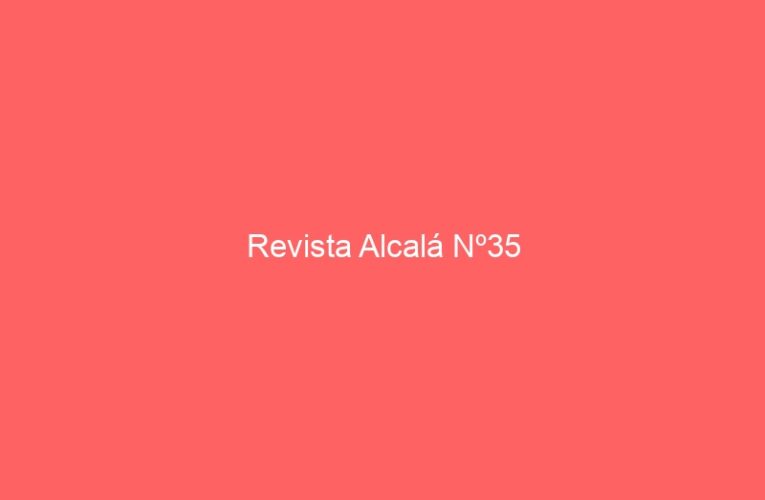 Revista Alcalá Nº35