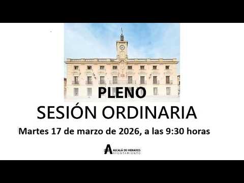 Pleno del día 17 de Marzo